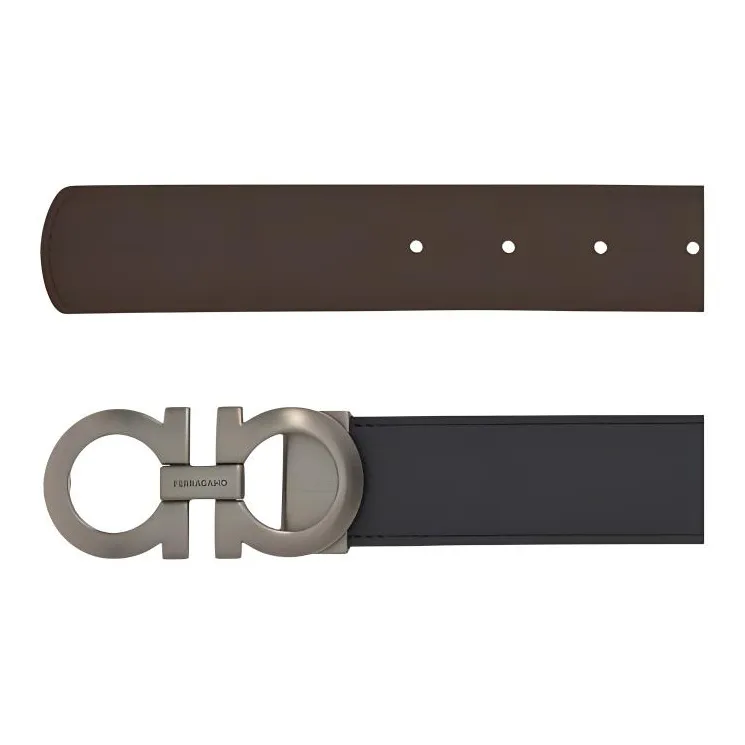 Ferragamo Reversible Gancini Belt-11
