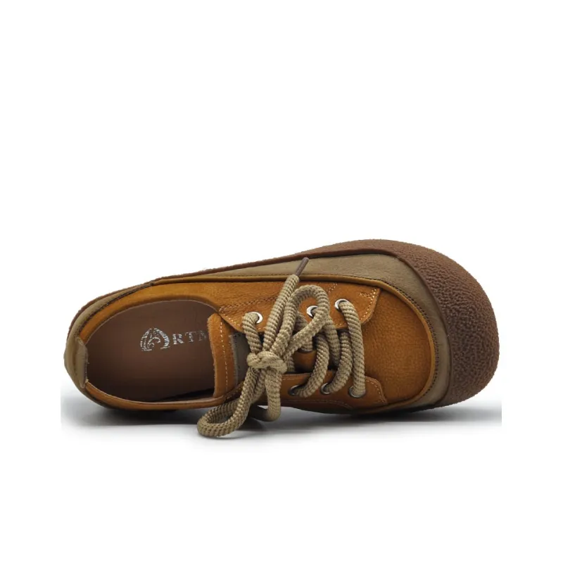 ARTMU Casual Shoes Women's Low Top Yellow/Khaki-2