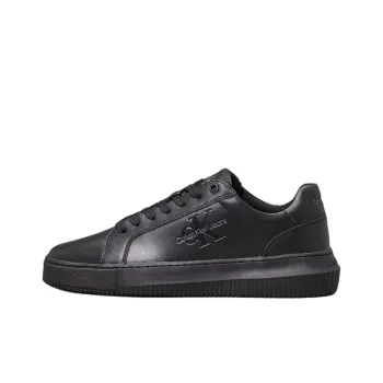 CKJ CALVIN KLEIN JEANS Low Top Skateboard Shoes Men's Black