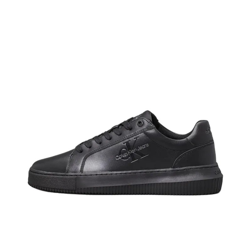 CKJ CALVIN KLEIN JEANS Low Top Skateboard Shoes Men's Black-0