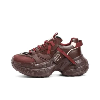 BELLE Height Increasing Wear Resistant Slip Resistant Low Top Chunky Sneakers Women's
