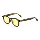 Olive Green Light Yellow Slice