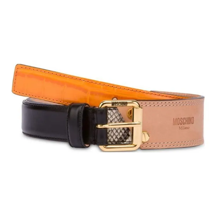 MOSCHINO Patchwork Belt-1