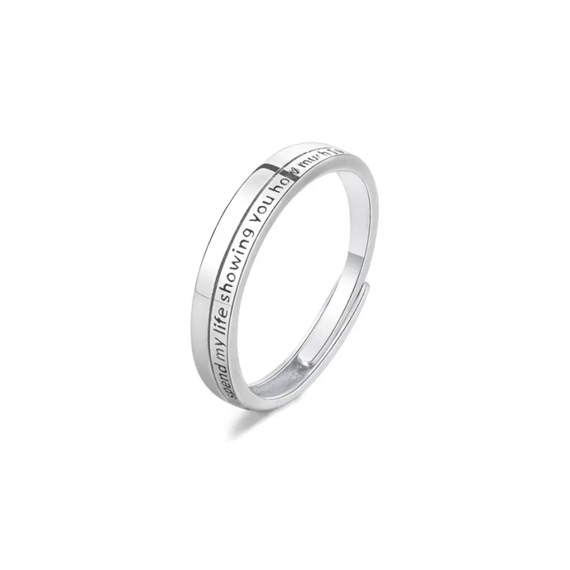 FORCHI Sterling Silver Rings Unisex-8