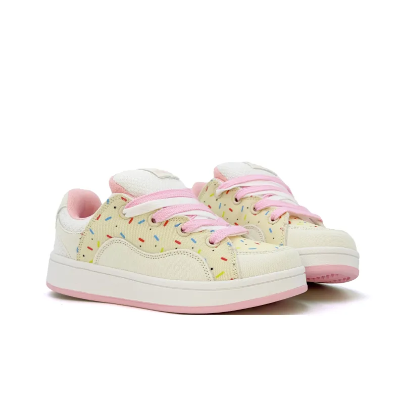 XIANGSU Niche Trendy Fashion Anti Slip Wear Resistant Low Top Skateboard Shoes Women's-18