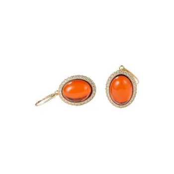 S&A Fine Jade Earrings Women's