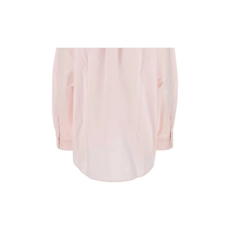PRADA Logo Detailed Oversized Shirt-7