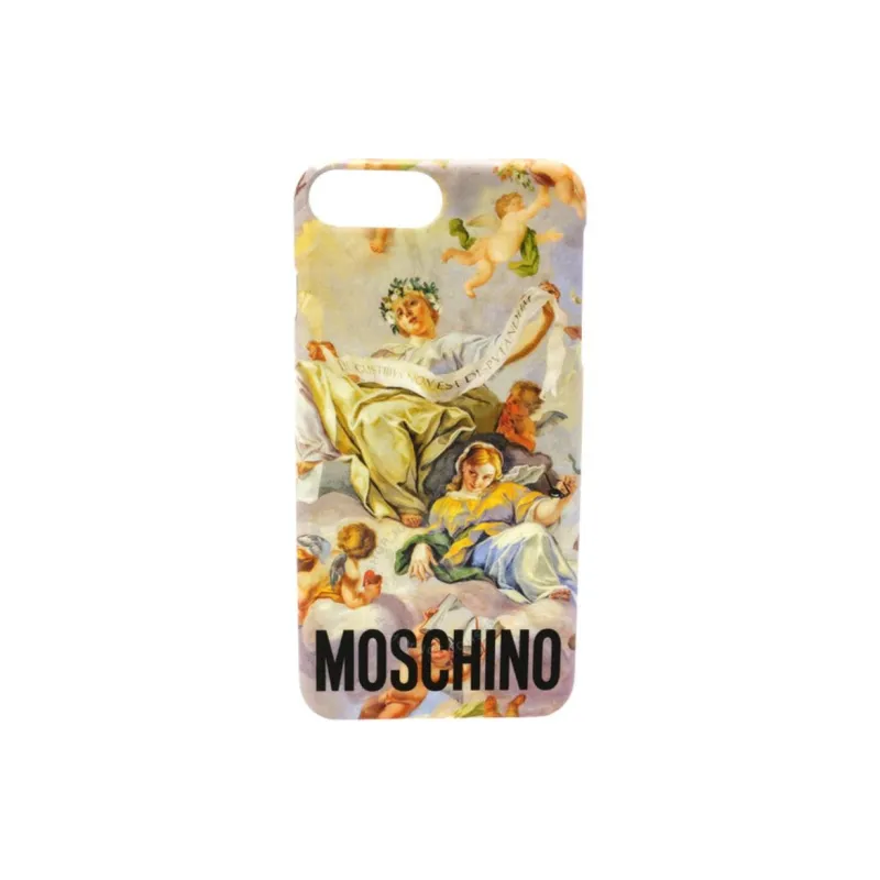 MOSCHINO PC Material Multicolor Renaissance Phone Cases Compatible With IPhone 7 Plus Artistic-0