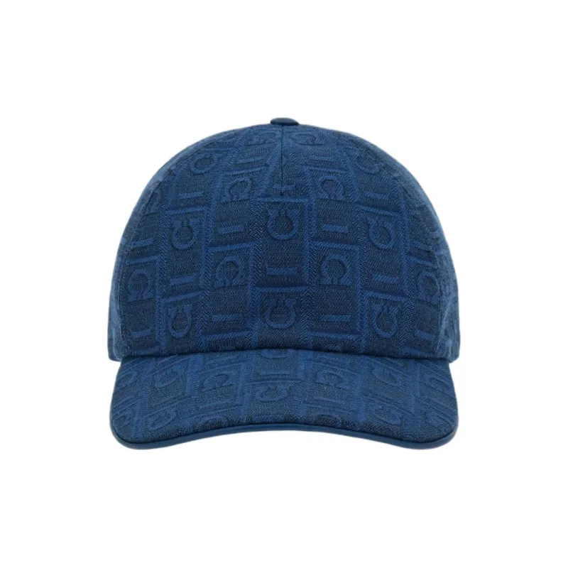 Ferragamo Monogram Jacquard Baseball Cap-1