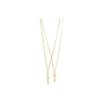 DSQUARED 2 Double Cross Pendant Necklace