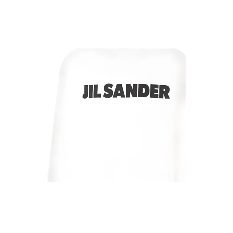 JIL SANDER Logo Printed Long Sleeved T Shirt-2
