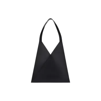 MM6 Maison Margiela Calfskin One Shoulder Handbag Women's Black