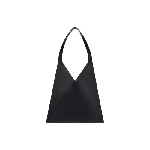 MM6 Maison Margiela Calfskin One Shoulder Handbag Women's Black