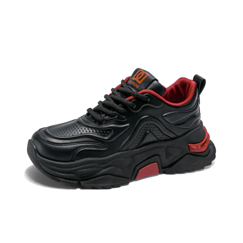 PNKE Anti-Slip And Wear-Resistant Height Increasing Low-Top Chunky Sneakers Men's-8