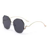 Gold Frame with Gray Lens