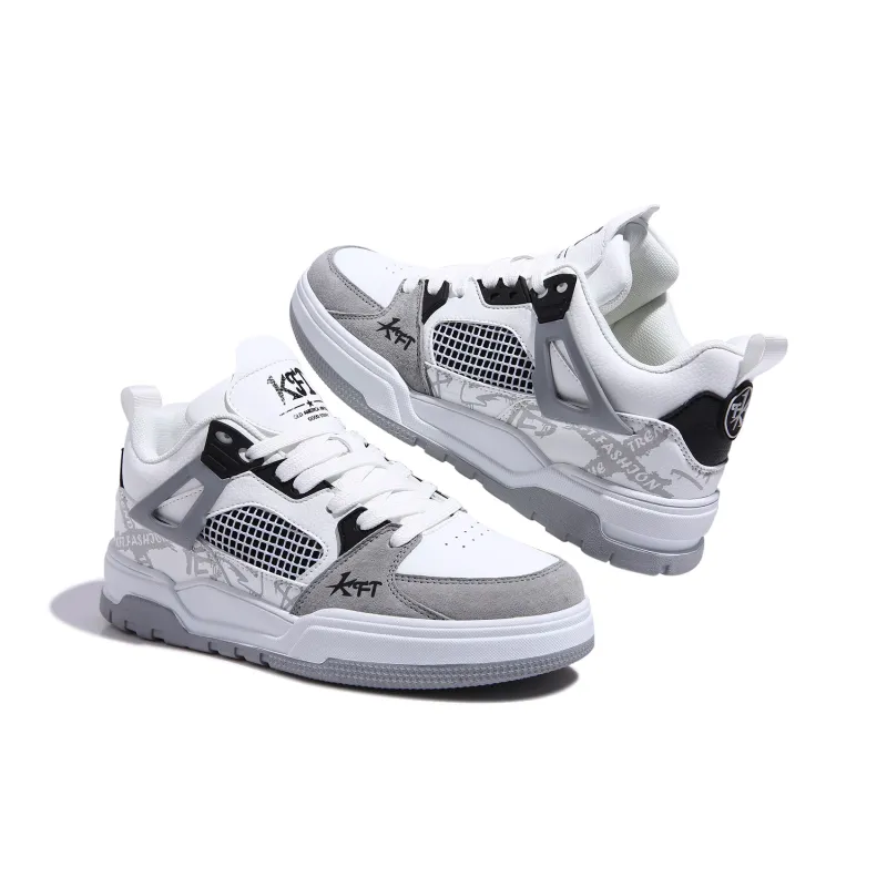 KFT Mica Anti Slip And Wear Resistant Height Increasing Low Top Skateboard Shoes Unisex-16