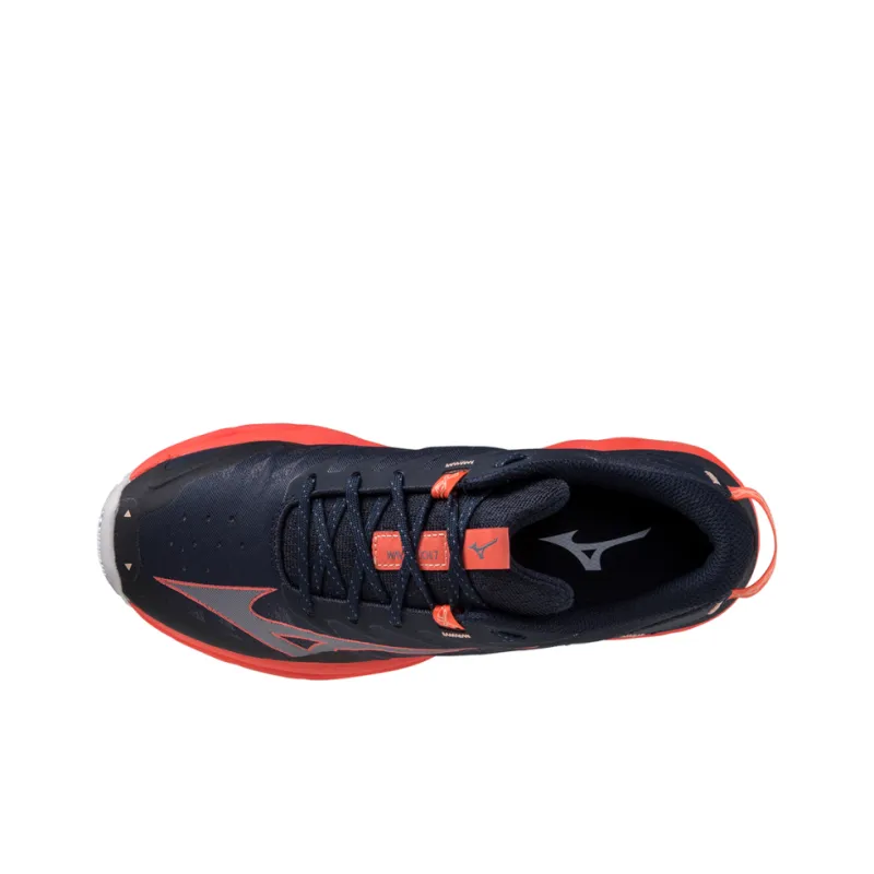 Mizuno Wave Daichi 7 Cushioned Slip Resistant Low Top Running Shoes Women's Black-2