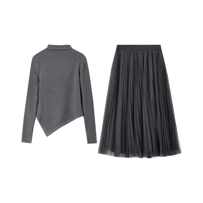 SENTUBILA Casual Suits Women's Gray-1