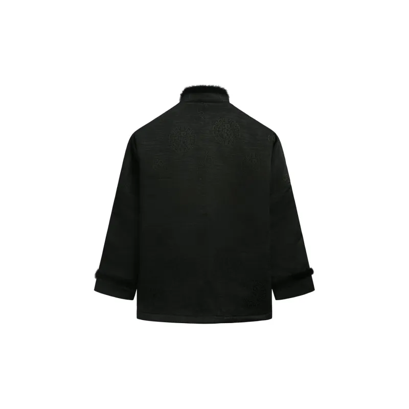 XUANSHENG Puffer Jacket Men's Black-4
