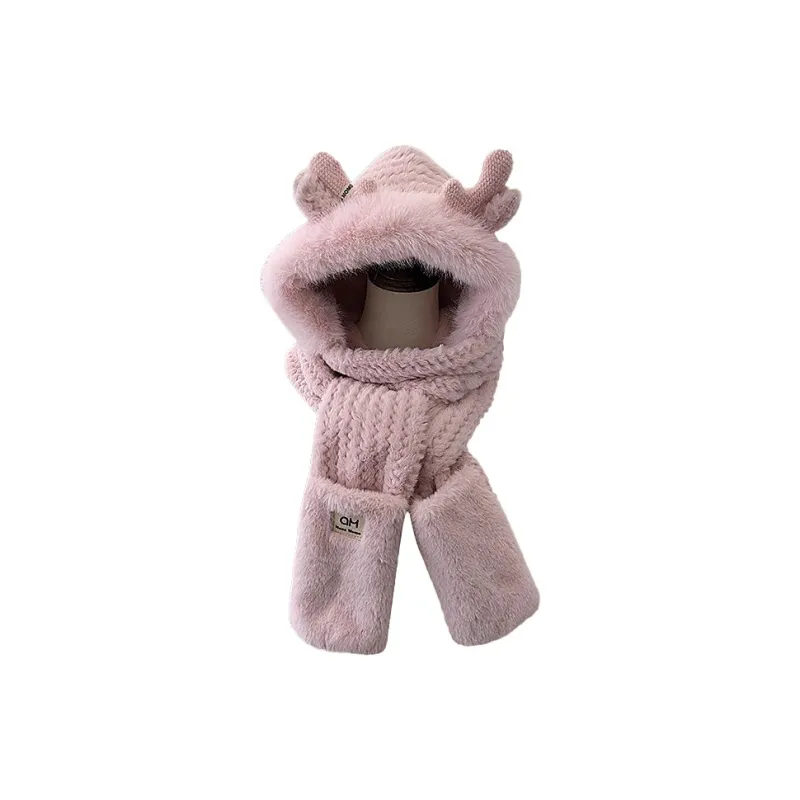 Yi Bu Kang Faux Rabbit Fur Berets Unisex-6