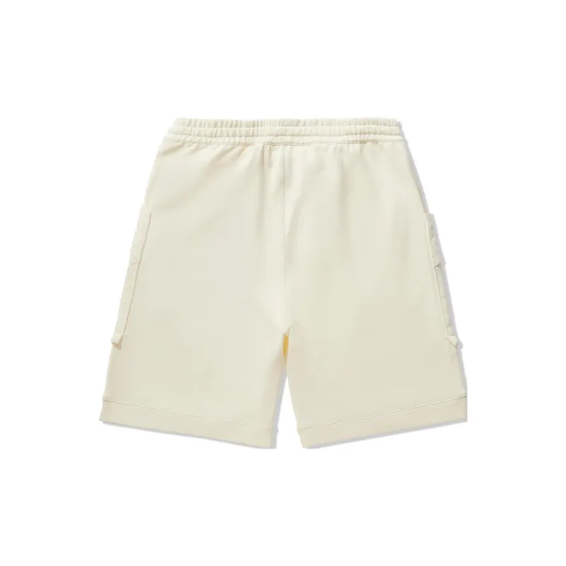 LiNing x CHENGLONGLIANMING Casual Shorts Men's Papyrus White-1