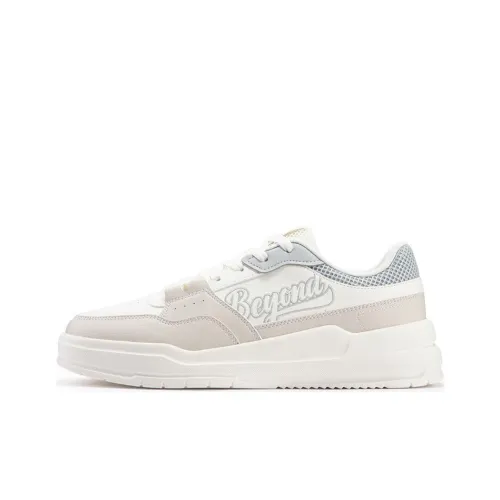 361° Anti Slip Wear Resistant Low Top Skateboard Shoes Men's White Pink