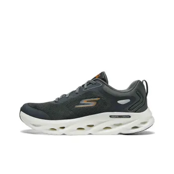 Skechers MEN'S GO Shock Absorbers With Slip Resistant Features Low Top Running Shoes Men's Dark Gray