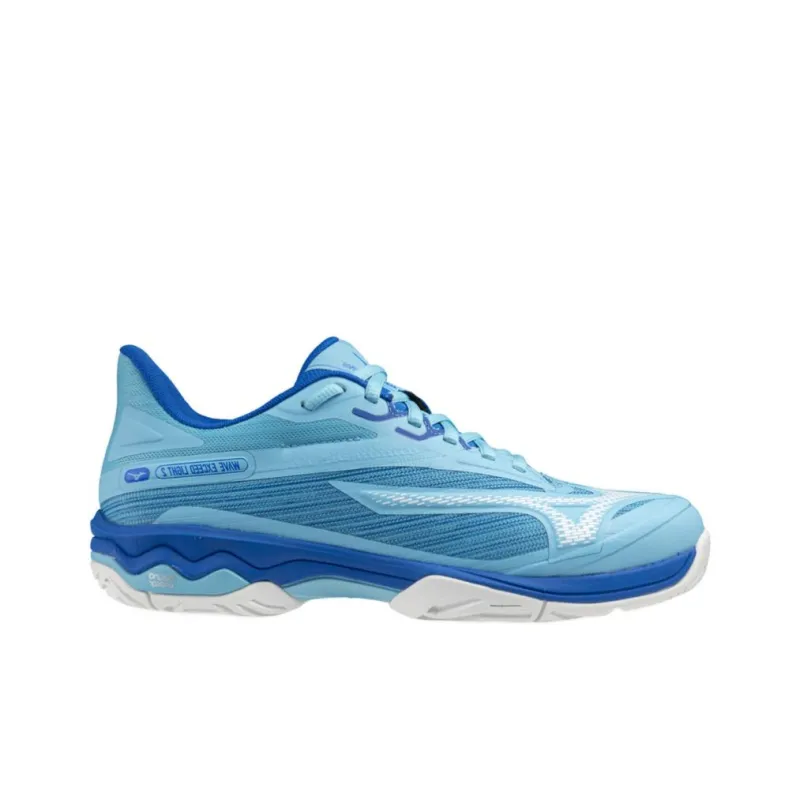 Mizuno Wave Exceed Light 2 Anti-Slip Wear-Resistant Low-Top Tennis Shoes Women's Blue-1
