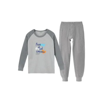Yalu Thermal Set Men's Dark Heather Gray