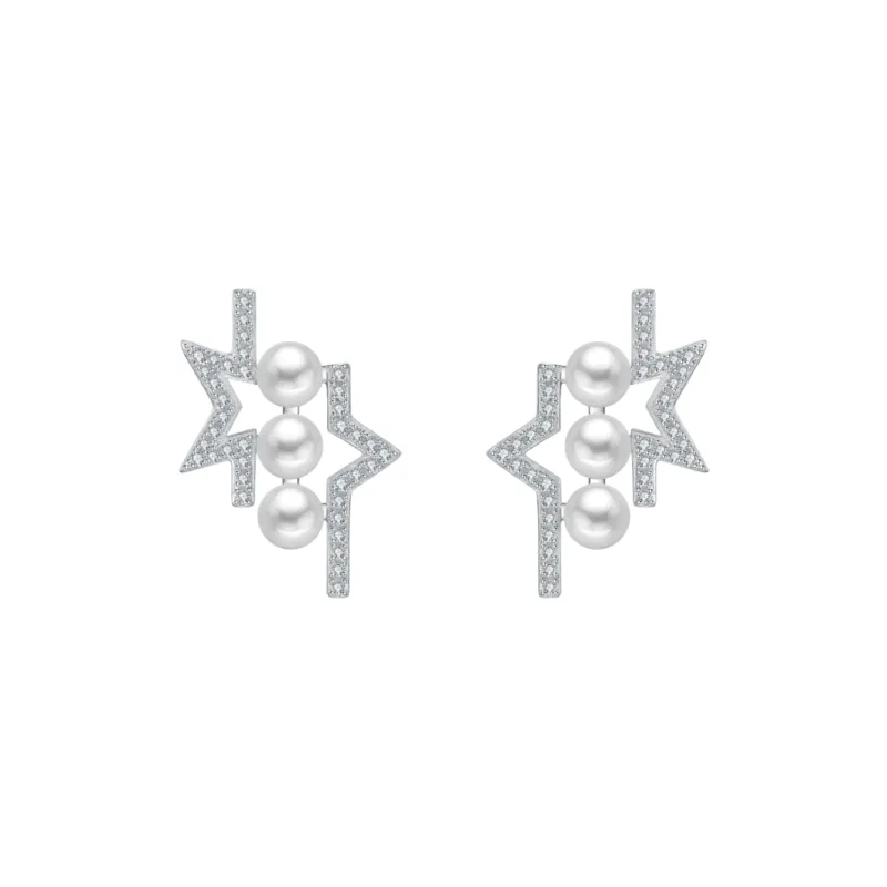 BABYBEI 925 Sterling Silver Clip On Earrings Women's-0