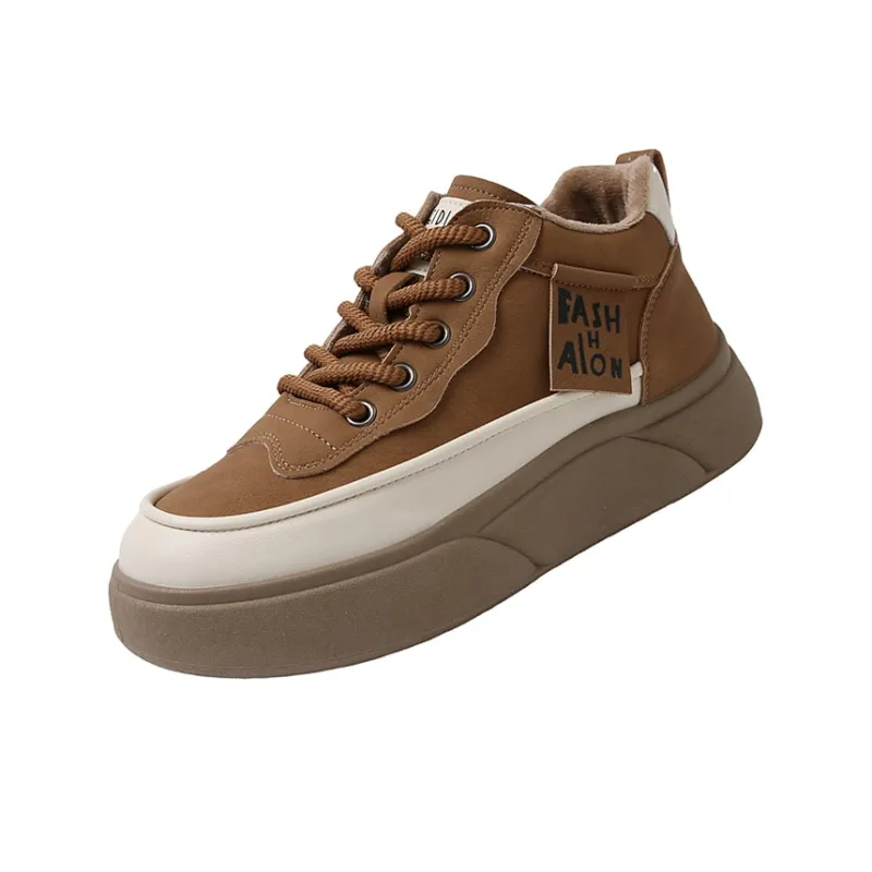 Wooden Rabbit Abrasion Resistant Thermal Mid Top Casual Shoes Women's-2