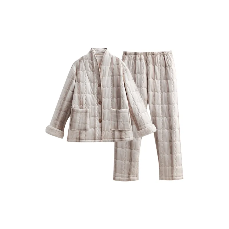 Same Language Pajama Set Women's Doggy Gray-0