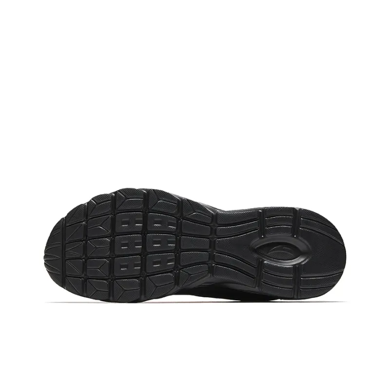 Anta Running Collection Slip Resistant, Abrasion Resistant, Thermal Low Top Casual Running Shoes Women's Black-4