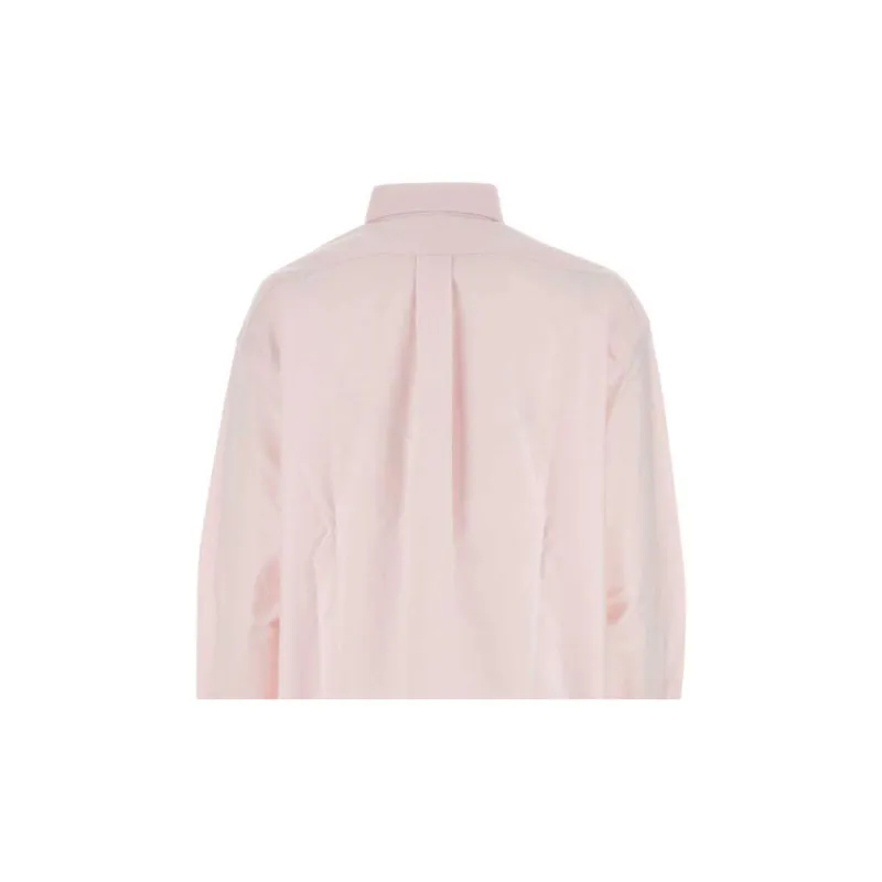 PRADA Logo Detailed Oversized Shirt-6