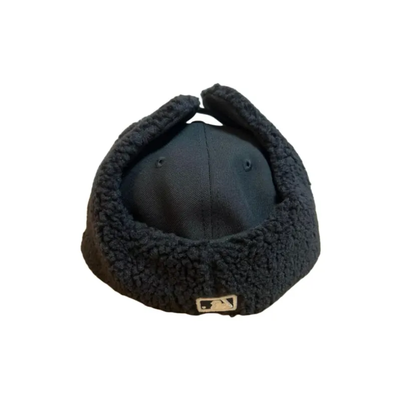 New Era Polyester Trapper Hats Men's Black-4