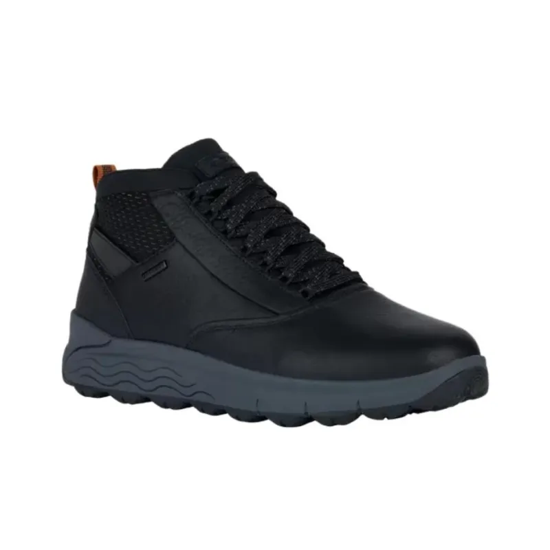 GEOX Spherica 4x4 Ab Anti-Slip Wear-Resistant Mid-Top Casual Shoes Men's Black-1