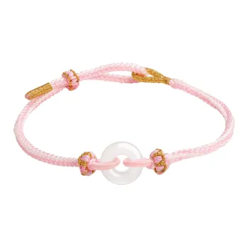 Lao Feng Xiang Hetian Jade Bracelets White Jade/Pale Greenish White Jade Women's