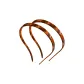 2 Pcs U-Shaped Glass Headband, Tortoiseshell