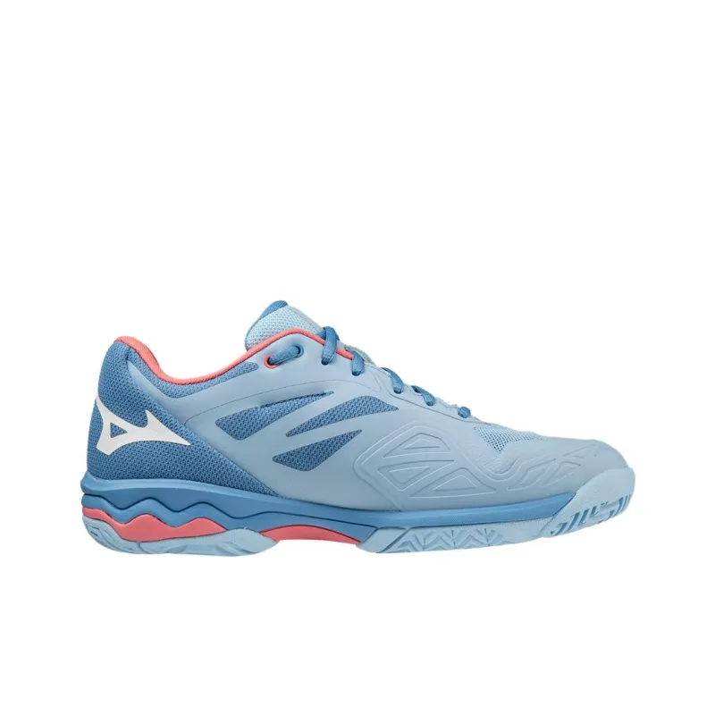 Mizuno Anti Slip Wear Resistant Low Top Tennis Shoes Women's Blue-1