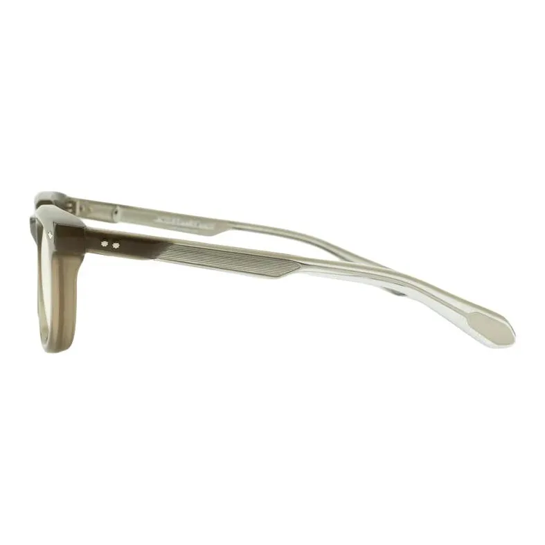 JACQUES MARIE MAGE Acetate Irregular Shape Sunglasses Men's Gray-2