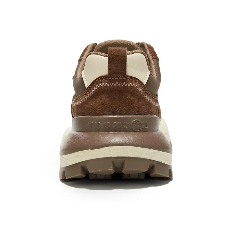 La Chapelle Wear-Resistant Height Increasing Low-Top Chunky Sneakers Women's-18