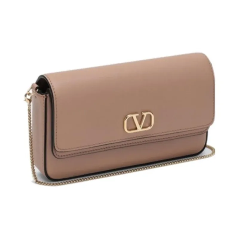 Valentino GARAVANI Leather Crossbody Bag Shoulder Bag Mini Women's Rose-1