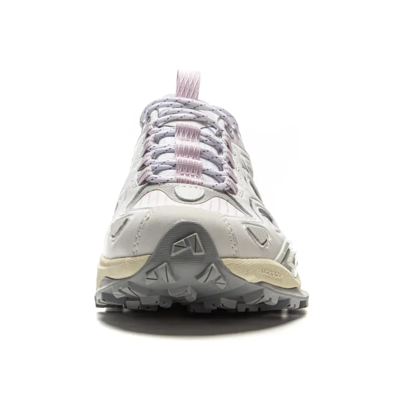 LiNing Slip Resistant Rebound Mid Top Casual Shoes Unisex White Pink-4
