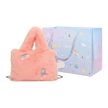 GOX Plush Handbag Women's Multicolor