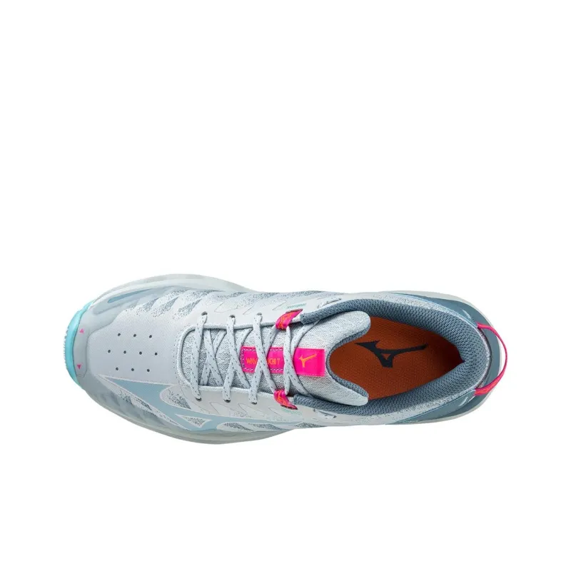 Mizuno Wave Daichi 7 Cushioned Slip-Resistant Low-Top Running Shoes Women's Light Blue-2