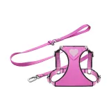[Barbie Pink]Tank Top Chest and Back+Lead Rope