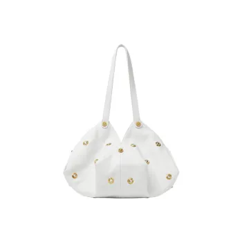 FANSIZHE Lambskin Handbag, Shoulder Bag Regular Women's White