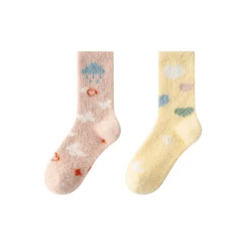 XXLLG Mid Calf Socks Women's 2 Pack