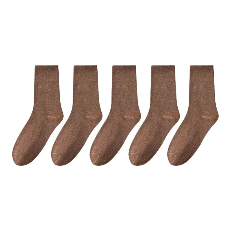 MIIOW Knee High Socks Women's 5 Pack-9