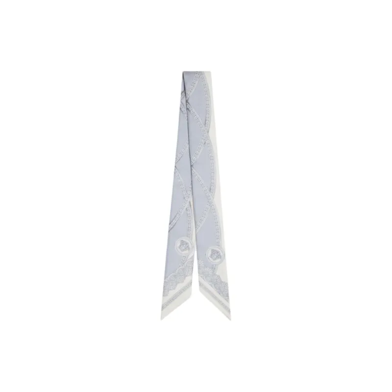 VERSACE Medusa Head Printed Pointed Tip Scarf-1